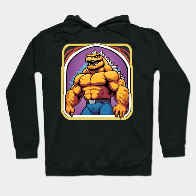 Himbo Godzilla, King of Beef Hoodie by SNAustralia